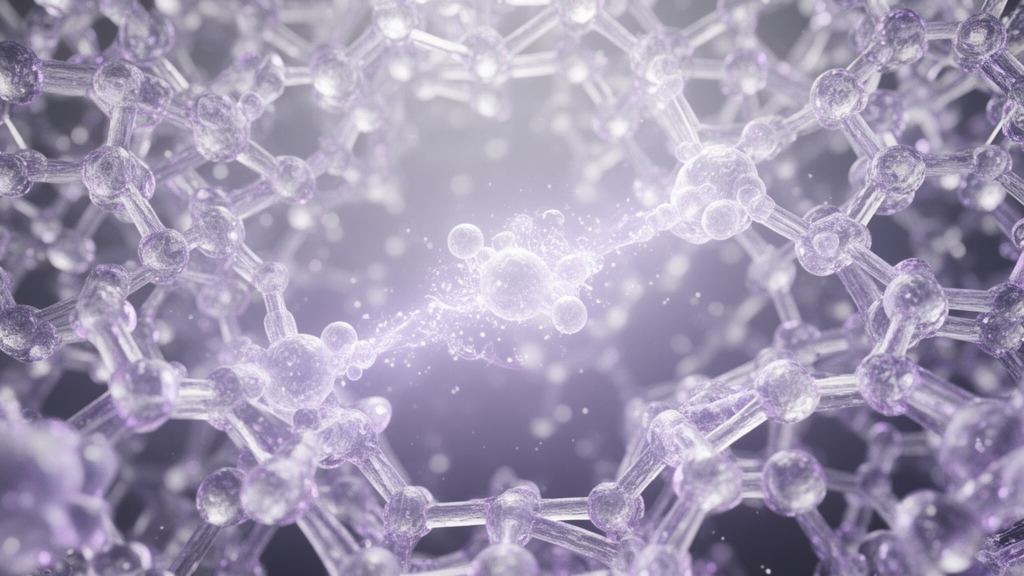 Microscopic visualization of phosphocreatine molecules re-bonding in muscle tissue