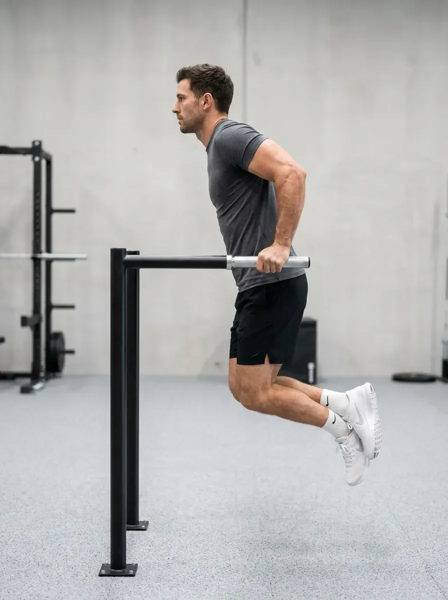 Dips: How to Do Them, Muscles Worked, and How Long to Rest